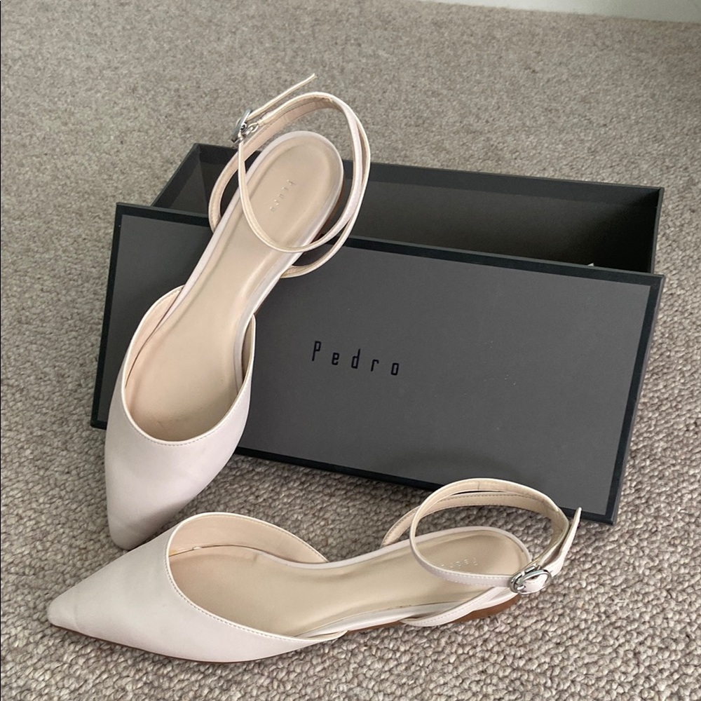 Women's Elegant Cream Slingback Heels
